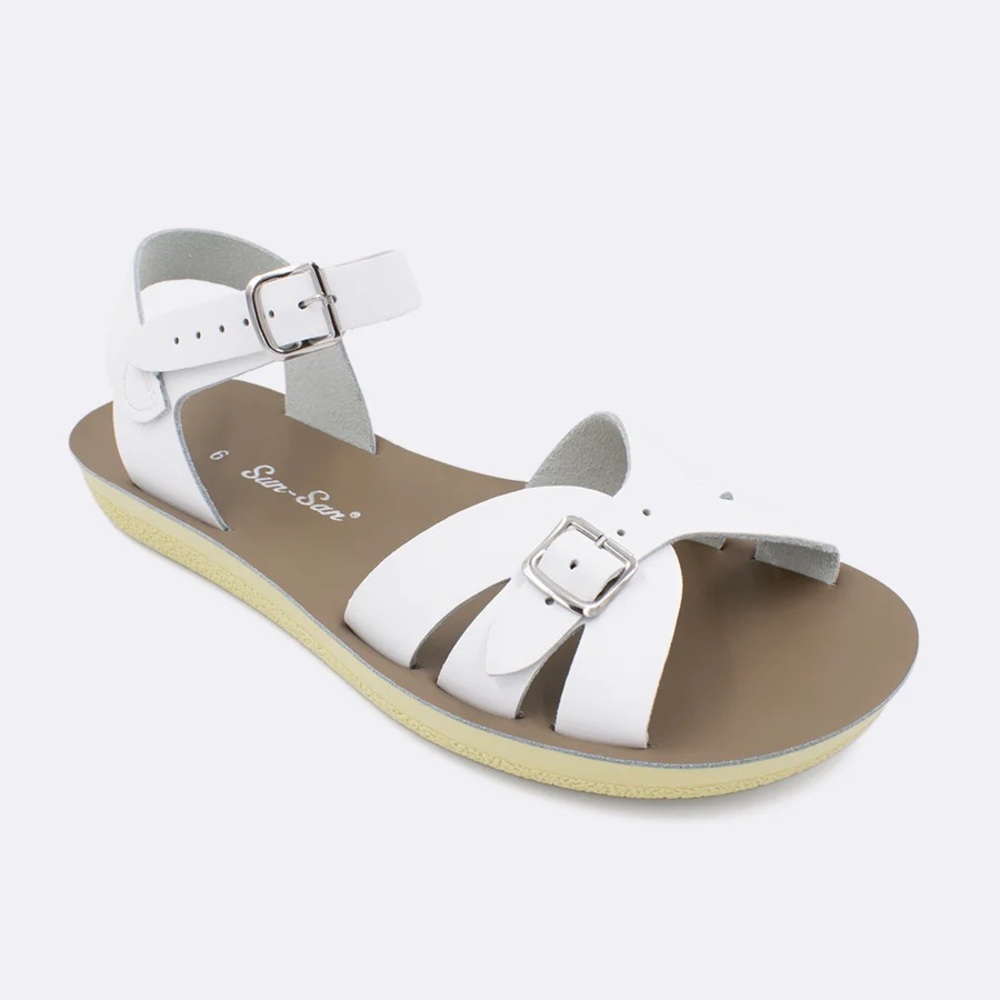 Salt water Sun-San Boardwalk Sandals (WHITE)
